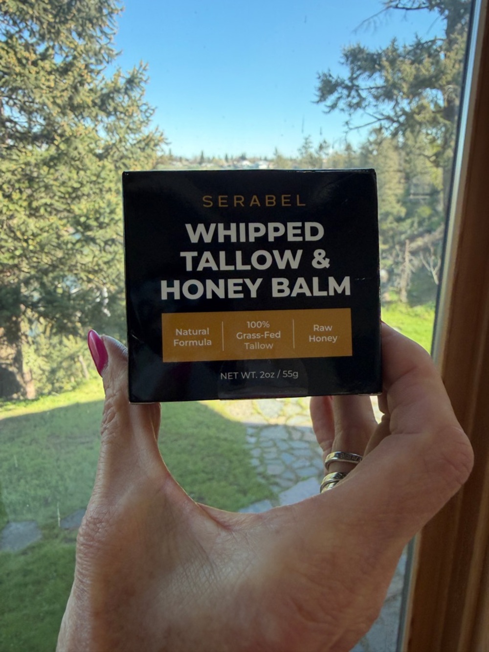 Whipped Tallow & Honey Balm Moisturizer — Black & Gold